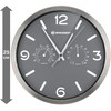 Bresser Wall Clock 250 x 250 mm White