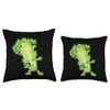 Lettuce Dabbing Lettuce Vegetable Love Lettuce Throw Pillow