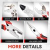 Auto Dynasty 7pcs Pliers Jaws Set with Milled Teeth Hot-Riveted