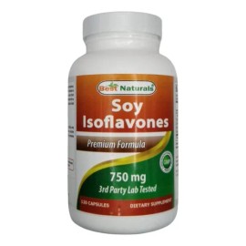 Best Naturals Soy Isoflavones 750 Mg Menopausia 120 Cápsulas Sabor Sin Sabor
