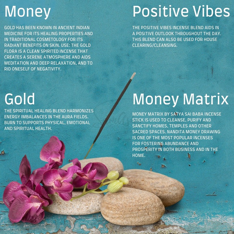 Satya Nag Champa Incense Sticks - 4 unique and premium