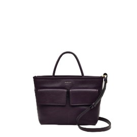RADLEY London Brompton Brompton Crescent Women's Small Grained Leather Ziptop Top Handle Handbag, Imperial