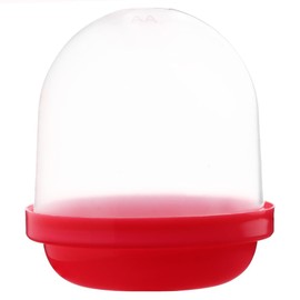 Entervending Acorn Shaped Empty Capsules, 1.1-inches Height, Plastic, Red, Games and Toys Accessories