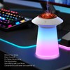 Humidifier Aroma Diffuser Mushroom Shape 760ml Capacity Rechargeable Home Decoration