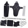 BESPORTBLE Adjustable Plastic Bike Mudguard for Mountain Biking Front and