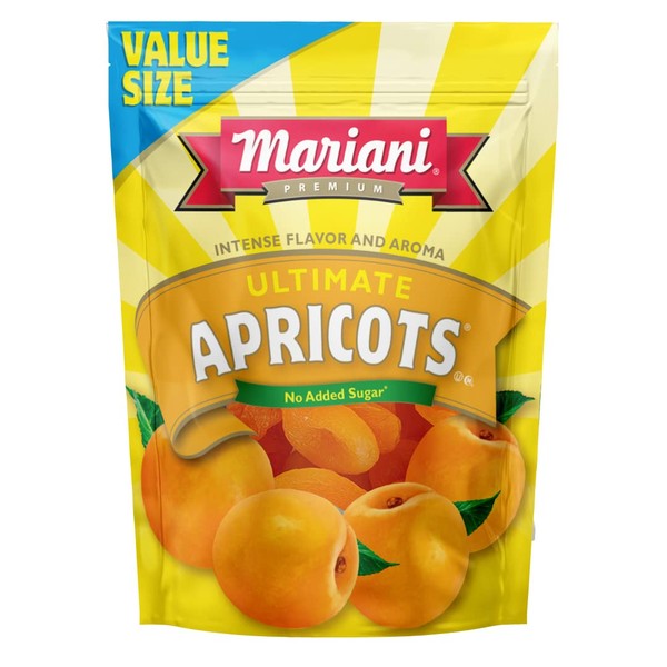 Mariani Ultimate Dried Apricots, 32 oz - Resealable Bag, No Sugar Added, Vegan