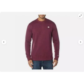 Champion CHAMION MEN'S CREWNECK PULLOVER SWEATER (RED SMALL)NWT