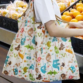 Eco-Friendly Foldable Canvas Shopper Bag - Portable Lunch & Grocery Tote for Women Free Size / Mickey Yellow [Custom Colors from 200 pcs] 15ea