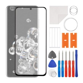swark Display Glass Front Glass Repair Kit Compatible with Galaxy S20 Ultra & S20 Ultra 5G (No LCD Screen) Includes Tool Kit