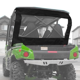 YONQIFON UTV Teryx 800 4 Rear Window,Back Window Soft Rear Windshield Compatible with KAWASAKI TERYX 4 800 2013-2023