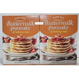 Trader Joe's Buttermilk Pancake & All Purpose Baking Mix 32oz 907g (Two Boxes)