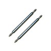 B2Q Federsteg Federstift Uhrensteg Stegbreite 22mm (Gesamtlänge 25mm) 2 Stück