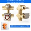 SKOWLL Shower Valve Wall Mount Shower Mixer Control Kit 3