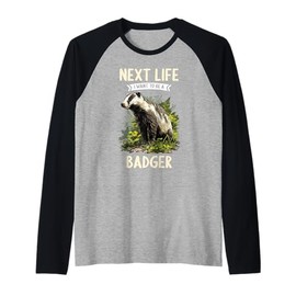 Badgers Badger Raglan Baseball Tee