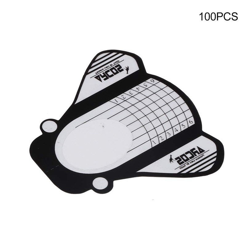100pcs Nail Art Tips Extension, Nail Art Transfer Sticker Form