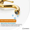 gotonovo Polish Gold Vessel Sink Faucet Bathroom Single Handle Lavatory