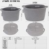 Sea Team Oval Cotton Rope Woven Storage Basket with Handles,