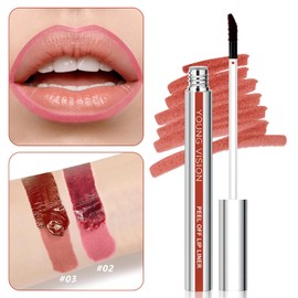 Kighdel 2Pcs Lip Liner Stain Peel off Peel Off Lip Liner Stain Lip Stain Peel Off Peel Off Lip Stain Lip Tint Waterproof and Smudge-Proof High-Pigment Matte Suitable for Lip Makeup for Women and Girls