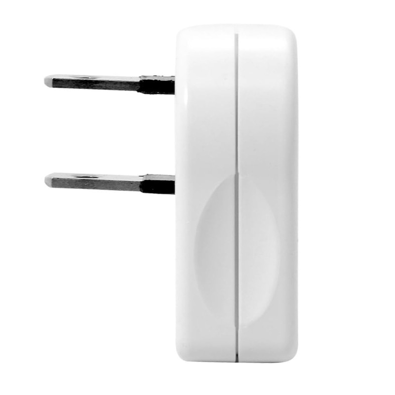 NFHK NEMA 1-15P USA Outlet Saver Power Extension Adapter 2-Prong
