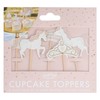 Ginger Ray Cupcake-Topper mit Einhorn-Motiv, 12 Stück
