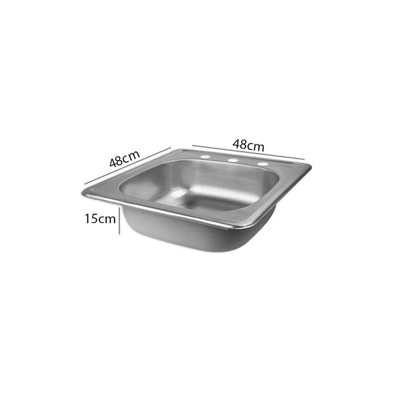 Meer Faucets By Cnx Tarja Con Mezcladora Monomando De Acero