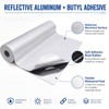 12 Inch X 32.8 Feet Self Stick Roll Roofing, Aluminum