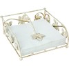 Antique Cream Wine Leaf Napkin Holder