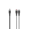 Hama Adaptor 1x RCA Male to 2x RCA Female (RCA,