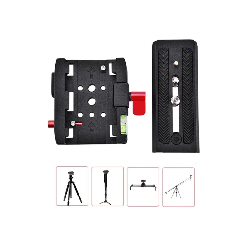 Quick Release Base Plate, Aluminium Alloy Camera Base Plate for