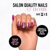 Glamnetic Press On Nails - Berry Fizz | Short Oval,