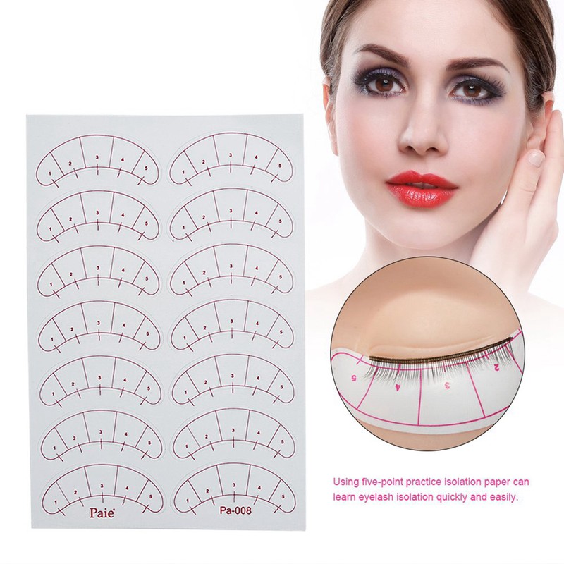 Professional One Training Head Model False Eyelashes Extension Practice Kit