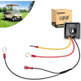 10L0L Voltage Regulator Rectifier for Club Car DS & Carryall 1992-up Gas Golf Cart, Replace OEM 1015777 102711201 102710101