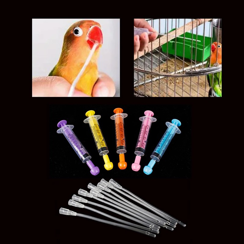 5 Sets Puppy Kitten Feeding Tube Kit Includes 10 pcs
