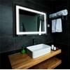 LED Bathroom Mirror Wall-Mounted Vanity Mirror with Anti Fog,Dimmable Waterproof