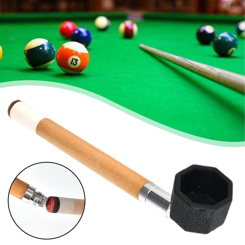 Billiards Chalk Holder Pocket - 2 in 1 Pool Shpaer