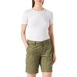 camel active Women's Shorts with All-Over Print, khaki