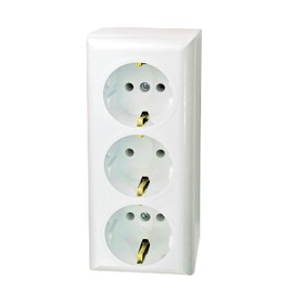 Surface-Mounted Socket Strip Surface-Mounted Socket Multi-Axis Socket Without Cable (3-Way)