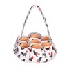 Egg Bag, Mini Egg Collecting Basket with 7 Compartments Egg