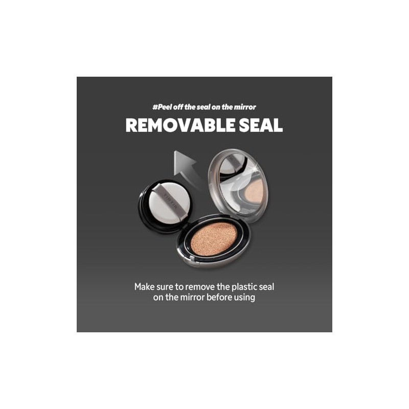 Tirtir Mask Fit Aura Silver Cushion Foundation Semi Glow Finish