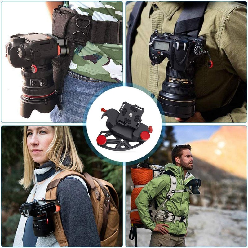 SLR Camera Clamp Camera Waist Belt Clip for Hero Quick