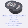 50-Pack Ultra Thin Cut-Off Wheel Cutting Disc 4x0.04x5/8 Metal and