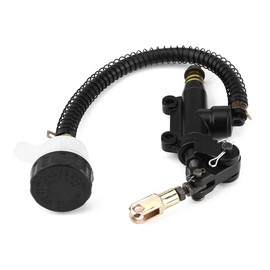 Keenso Rear Brake Master Cylinder, Motorcycle Rear Brake Hydraulic Master Cylinder with Reservoir