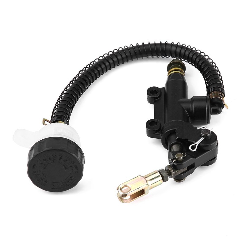 Keenso Rear Brake Master Cylinder, Motorcycle Rear Brake Hydraulic Master