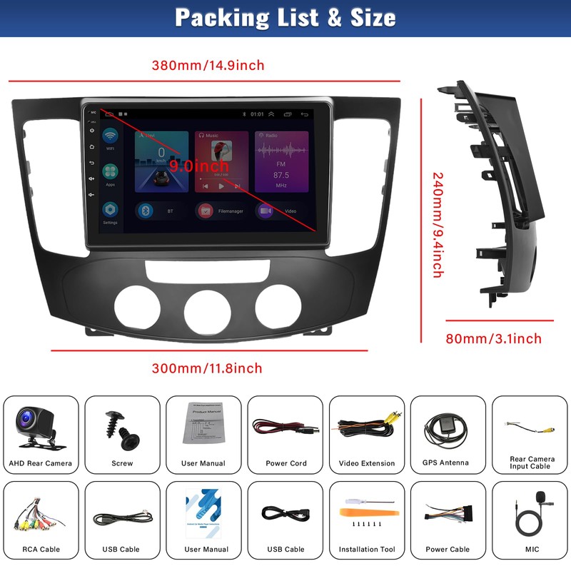 [2G 64G] Android 13 Car Stereo Radio for Hyundai Sonata