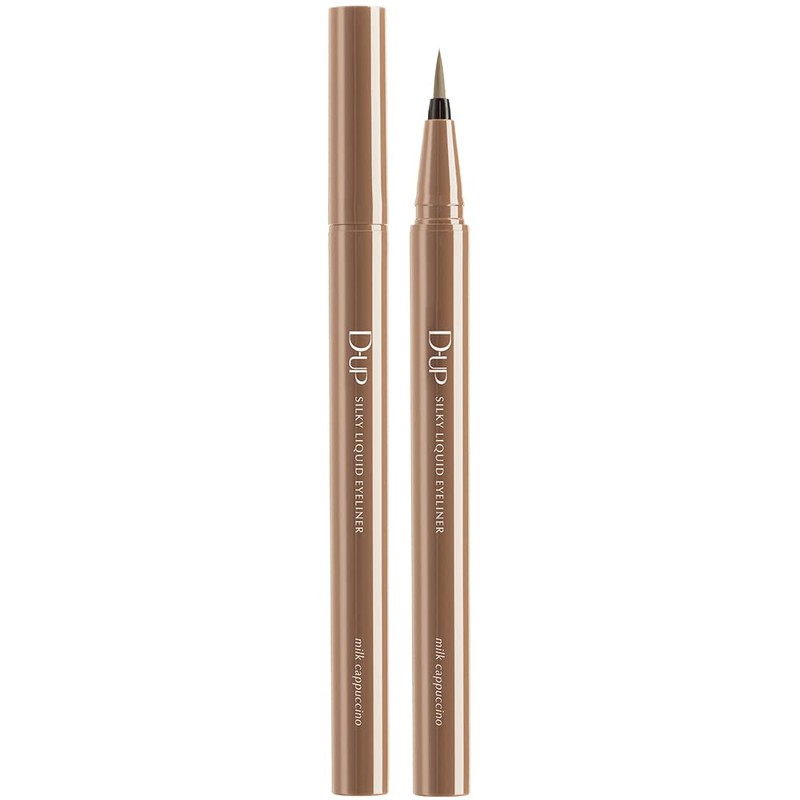D-UP Silky Liquid Eyeliner WP Milk Cappuccino (Pack of 1)