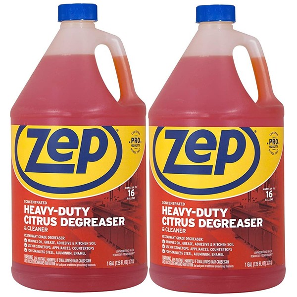 Zep Heavy-Duty Citrus Cleaner and Degreaser - 1 Gallon - ZUCIT128CA - Professional Strength Cleaner and Degreaser, Concentrated Pro Formula (2)