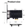 2.5gb Network Card,Dual Port PCIe Ethernet Network Adapter to 2.5