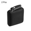 Sourcing Map 2pcs Square Retractable 60-inch Soft Leather Case Tailors
