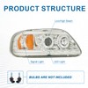 Fullux LED Headlights Compatible with 1997-2004 Ford F150 / 1997-1999