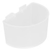 20Pcs Bird Food Bowl Plastic Parrot Water Feeding Cup Birdcage